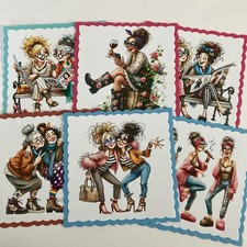 Card Making 6 Handmade Toppers