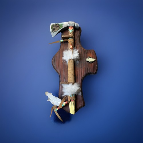 Indian toy wall display bear - display,