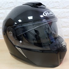 HJC R-PHA 90S Carbon Flip-Up Motorcycle Motorbike Helmet - Black - XL : 60 - 61