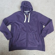 Mens Purple Fat Face Zip Up