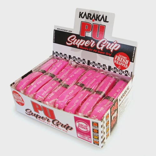 Karakal super grip pink box - pu,