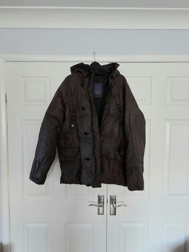 Zara man green puffer hooded - zara,