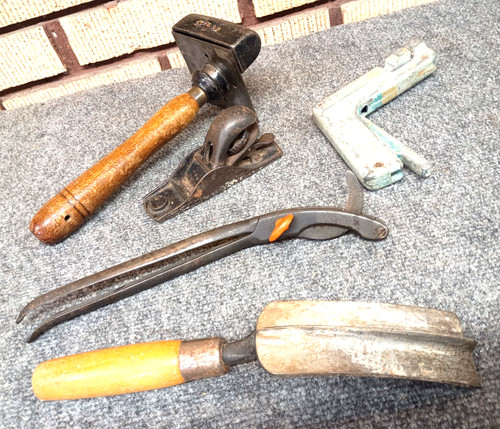 Lot vntg tools heavy scraper - vntg,
