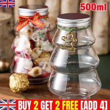 Christmas Candy Jar Clear Tree