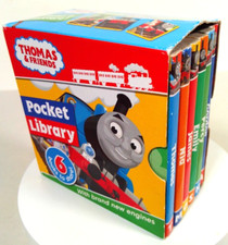 Thomas and Friends Pocket Library six books By Farshore Picture Puzzle back