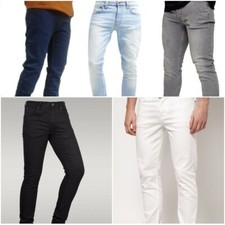 Mens Skinny Jeans Slim Fit