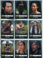 Walking Dead Season 4 Part 2 Complete Character Bios Chase Card Set C10-18