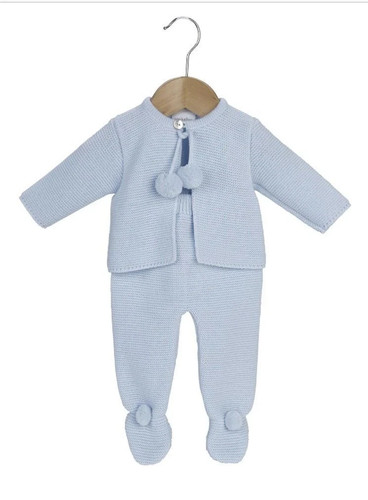 Baby boys spanish knitted pom - spanish,