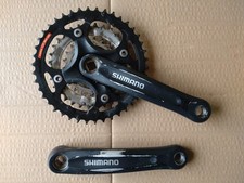 Retro Shimano Alivio FC-MC20 Triple Crankset 4 Arm 64/104 BCD 170 Square Taper 