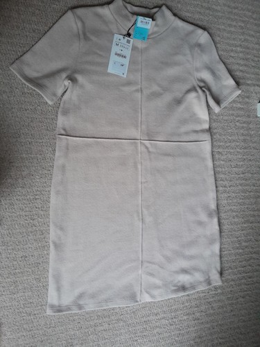 Zara womens beige short sleeve - zara,
