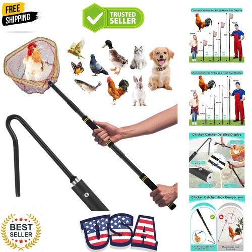 Chicken catcher net 75in - to,