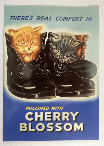 Advertising postcard cherry - advertising,