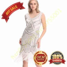 1920s Long Tassel Dress Deco