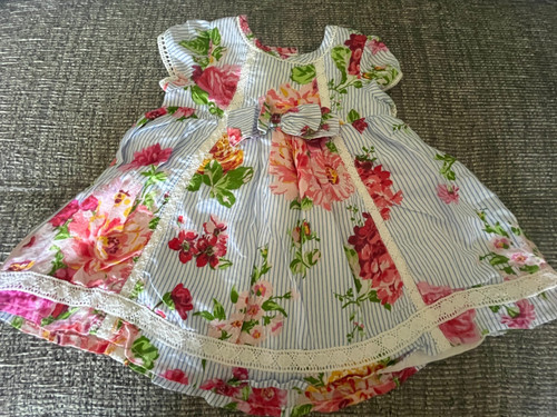 Monsoon baby girls blue pink - baby,