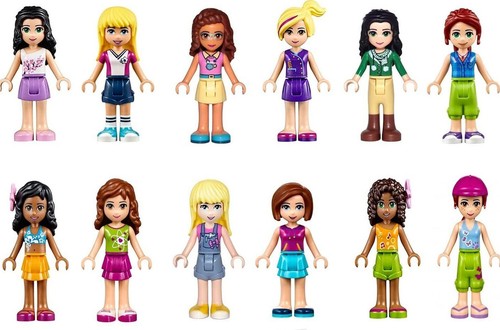 Lego friends minifigures - friends, /