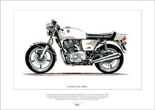 LAVERDA JOTA 1000 - Superbike Fine Art Print - Italian Triple Motorbike 3C Racer
