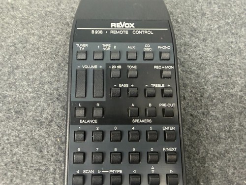 Revox b208 remote - revox, control