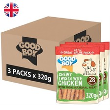 3 X GOOD BOY CHEWY TWISTS WITH