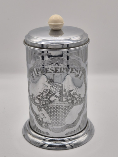 Vintage silver plate - plate, jam
