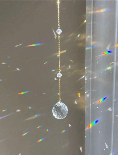 Crystal glass faceted - crystal,