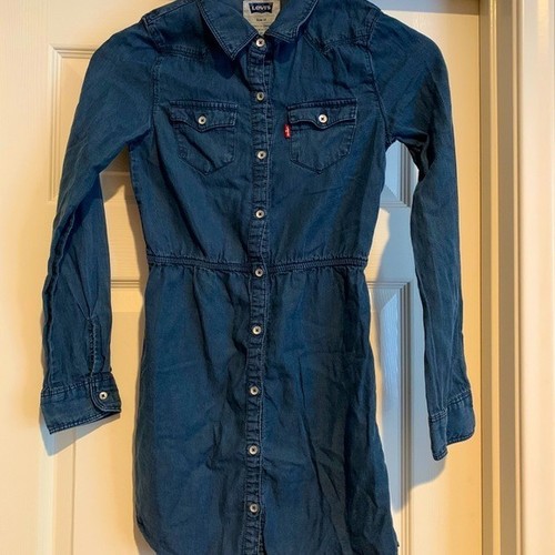 Levis girls blue denim long - levis,