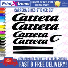 Carrera bikes vinyl decals - vinyl,