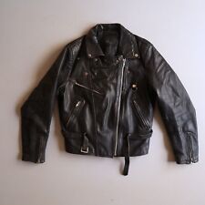 Vintage Black Leather