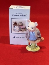 Beatrix Potter Royal Albert Figure Pigling Bland - Ornament Pig Gift New Boxed