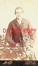 CDV Card Man Photograph Mowll
