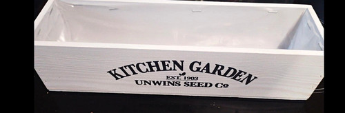 White painted wooden kitchen - painted,