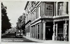 1959 Cheltenham Montpellier, B&W Real Photo Postcard RPPC Gloucestershire