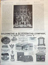 Antique Old Print 1895 Mess