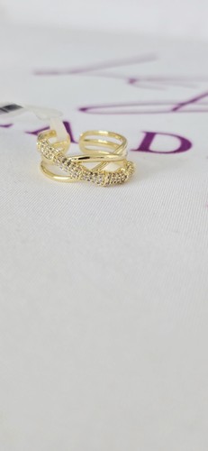 14k gold plated elegant - gold, open