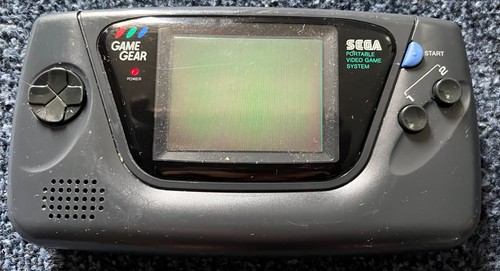 Sega game gear console - gear,