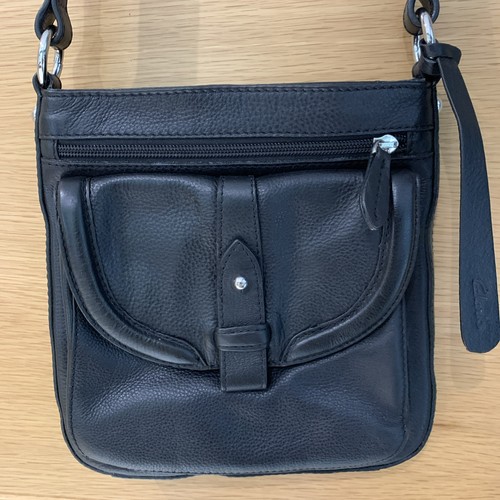 Clarks ladies black leather - ladies,