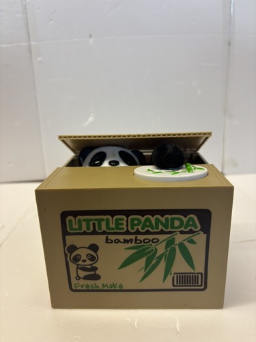 Little panda bamboo - panda, automated