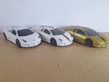 hot wheels job lot bundle used condition x3 lamborghini reventon white/gold