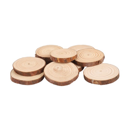 10pcs natural tree round wood - 10pcs,