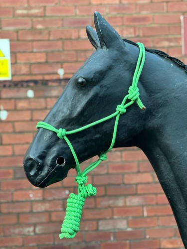 Reflective rope headcollar - reflective,