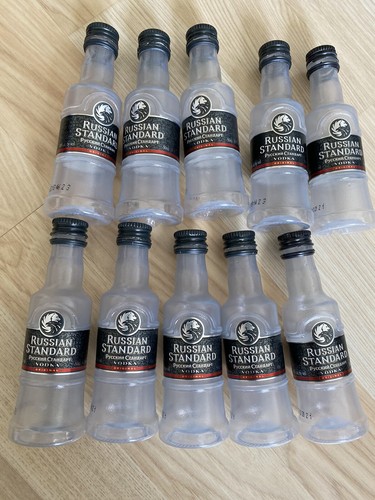 Vodka empty miniature - 10,