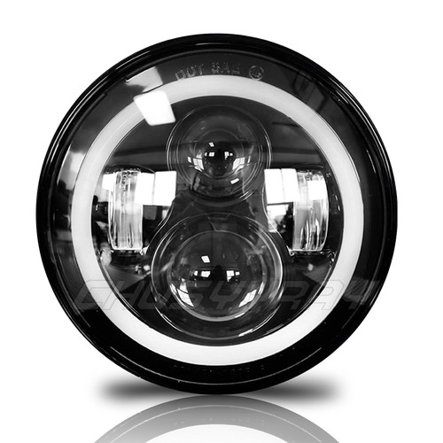 White amber headlight lamp - headlight, 7