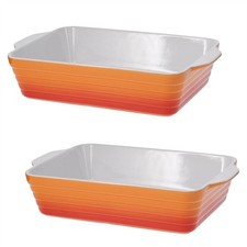 Set of 2 Medium Orange