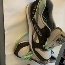 Reebok Classic GL6000 Black Green, White Size 9