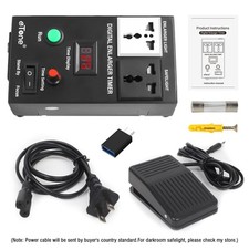 Precision Digital Enlarger Timer+Foot Switch Darkroom Photo Printing Equipment