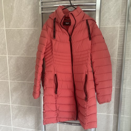 Ladies dkny full length puffer - length,