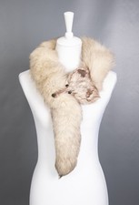 1488 GLAMOROUS REAL BLUE FOX FUR COAT LUXURY FUR JACKET STOLE BEAUTIFUL LOOK