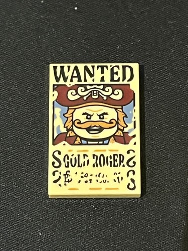 Lego one piece wanted poster - one,