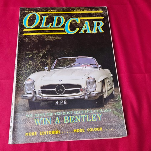 Old car magazine november 1988 - old,