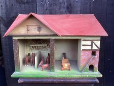 Antique Toy horse stable