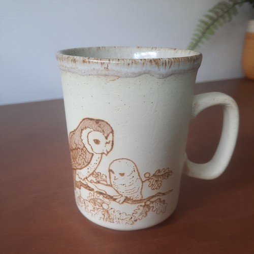 Vtg owl mug dunoon - vtg,